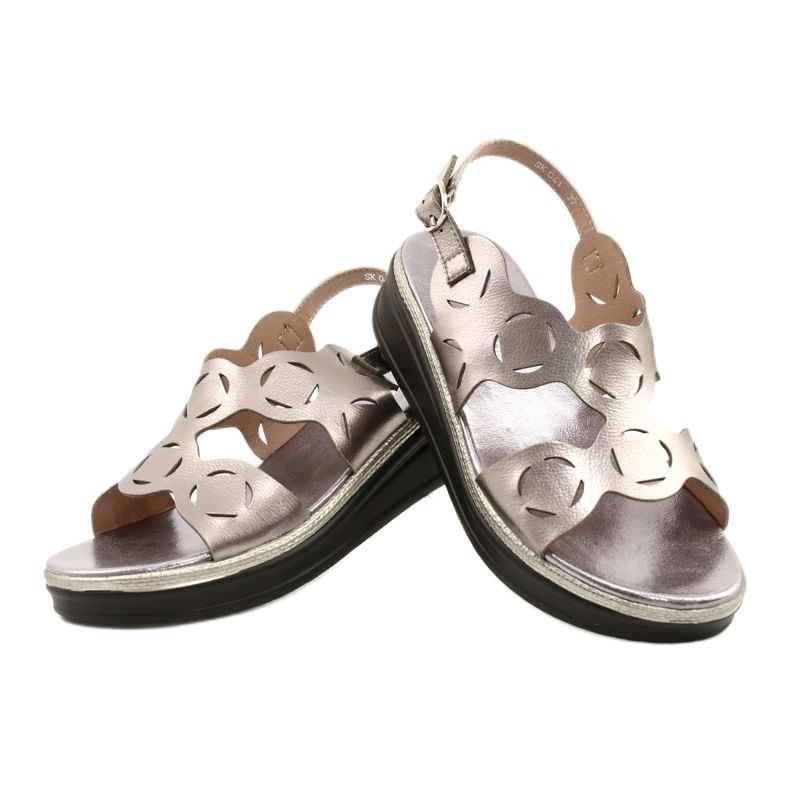 Sølv sandaler til kvinder Sergio Leone SK041 4