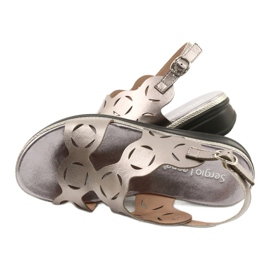 Sølv sandaler til kvinder Sergio Leone SK041 3