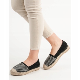 Espadriller med Cubic Zirconia Vices sort 2