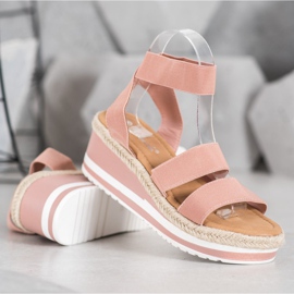 Weide Slip-on kiler med elastik lyserød 1