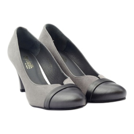Dame læder Pumps Grå Espinto 532/1 4