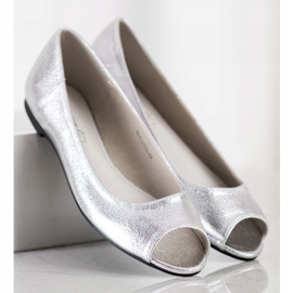 Goodin Casual Open Toe Pumps sølv 1