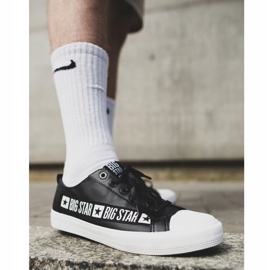 Mænds sneakers Big Star Sort EE174069 hvid 2