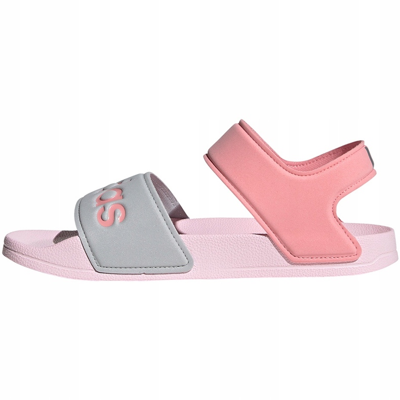 Sandaler til børn adidas Adilette Sandal K grå-pink FY8849 lyserød 1