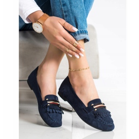 Anesia Paris Stilfulde loafers blå 3
