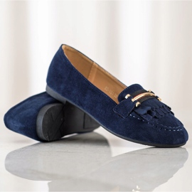 Anesia Paris Stilfulde loafers blå 1