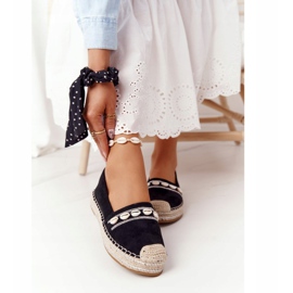 PG1 Espadrilles på platformen med sort muslingeskal 2