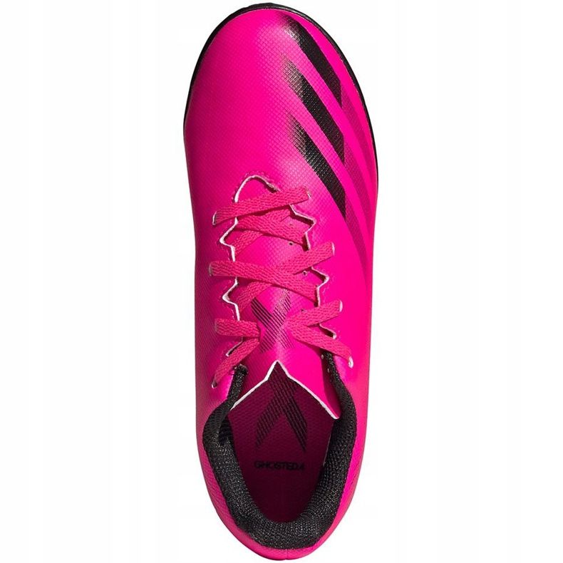 Adidas X Ghosted.4 In Junior pink fodboldstøvler FW6922 lyserød lyserød 1