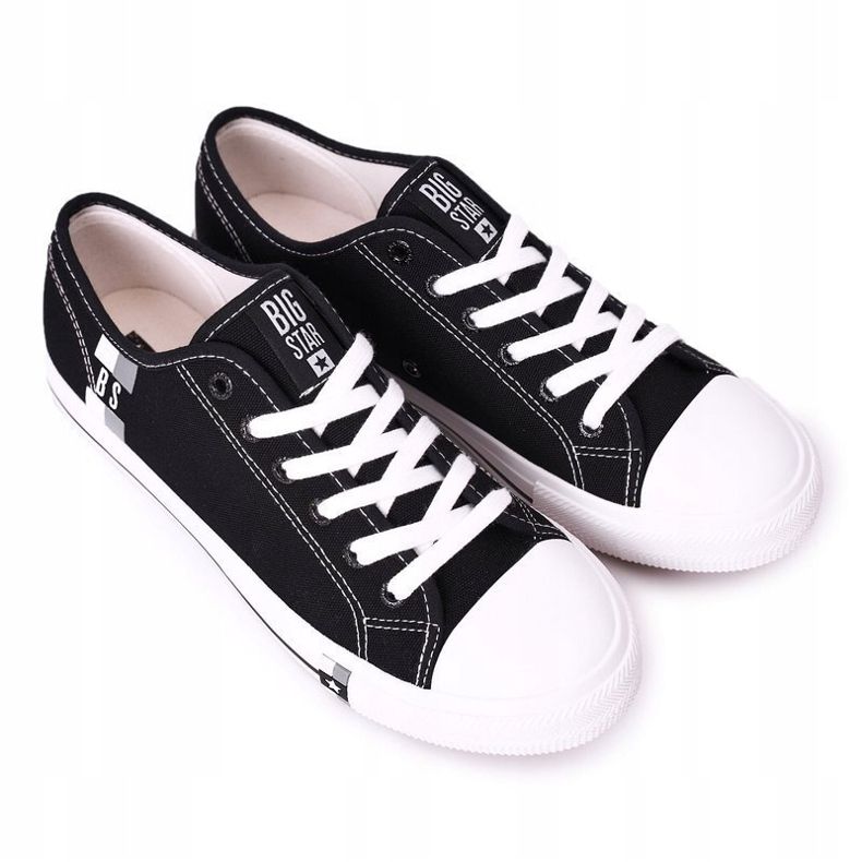 Mænds sorte Big Star HH174323 sneakers 2