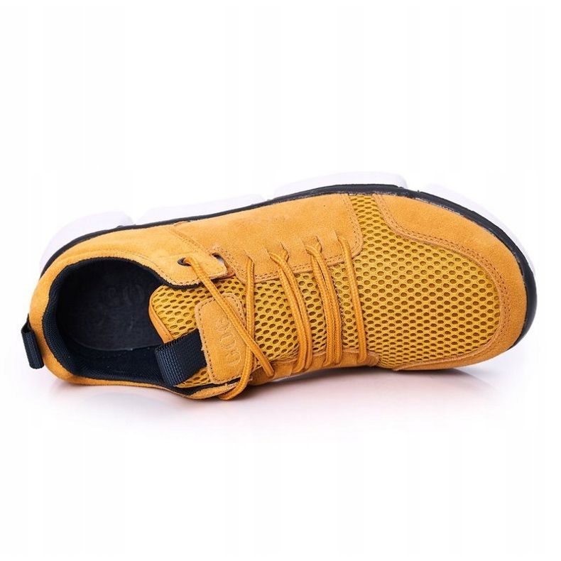 Sportssko til mænd GOE HH1N4029 Gule sneakers 1