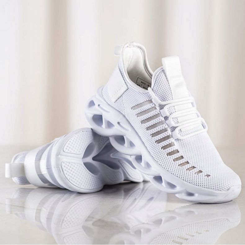 SHELOVET Hvide mode sneakers 1