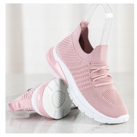 Bella Paris Openwork sneakers lyserød 1