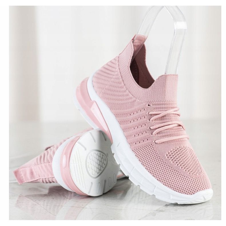 Bella Paris Openwork sneakers lyserød 1