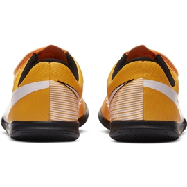 Nike Mercurial Vapor 13 Club Ic PS (V) Junior AT8170 801 fodboldsko hvid sort orange 2