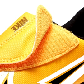 Nike Mercurial Vapor 13 Club Ic PS (V) Junior AT8170 801 fodboldsko hvid sort orange 4