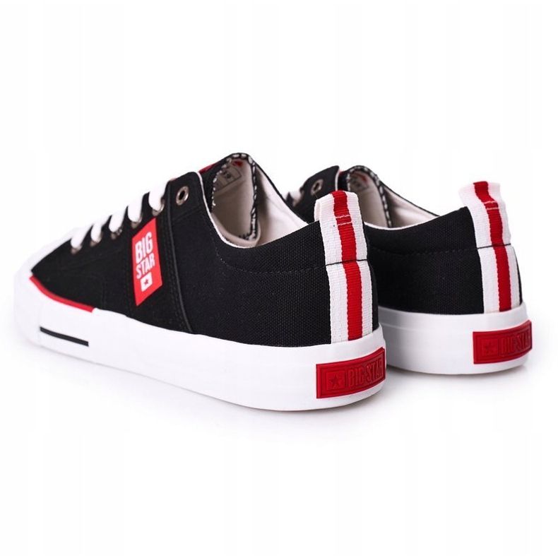 Mænds Big Star HH174039 sorte sneakers 1