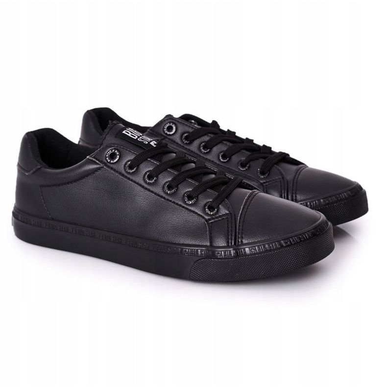Mænds Big Star HH174035 sorte sneakers 2