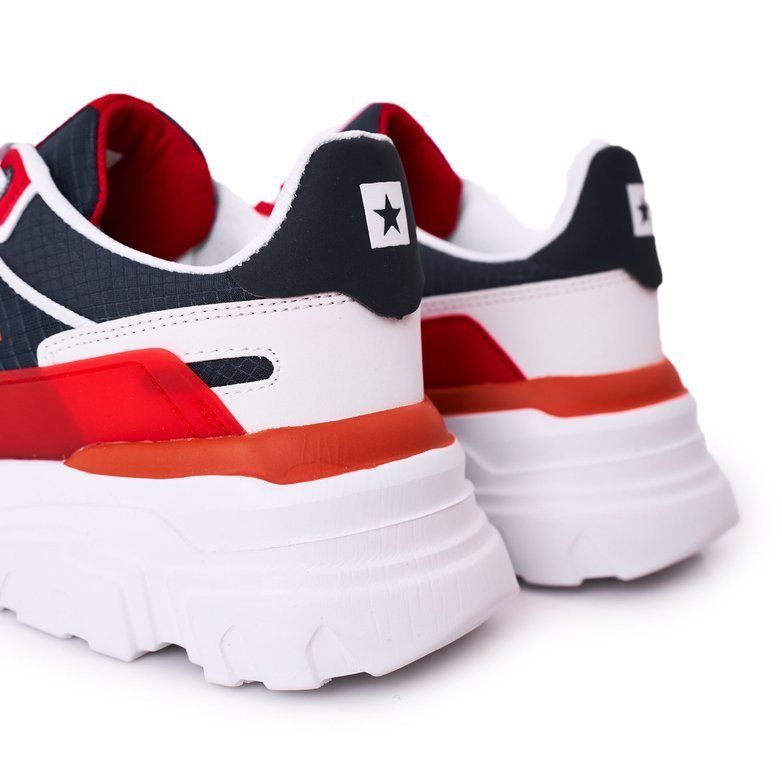 Sportssko til mænd Memory Foam Big Star HH174207 Marineblå-hvid flerfarvet 1