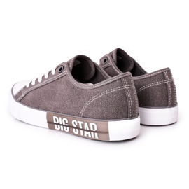 Mænds Big Star grå sneakers HH174049 1