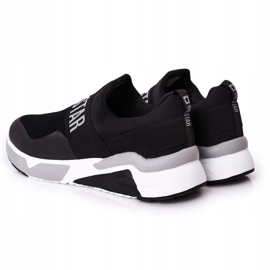 Herresportsko Slip-On Memory Foam Big Star HH174148 Sort hvid 1