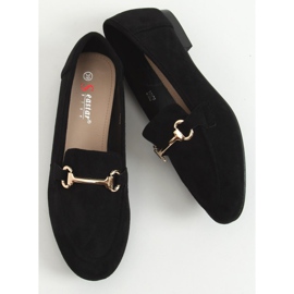 Sorte kvinders loafers T391P Sort 1