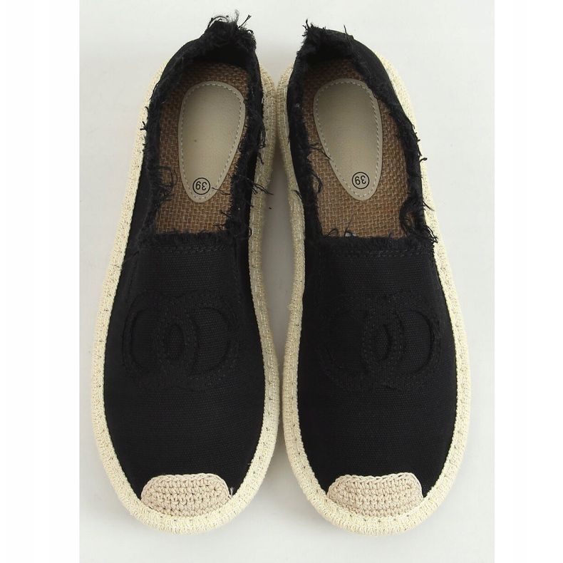 Sorte espadriller til kvinder NB273P Sort 1