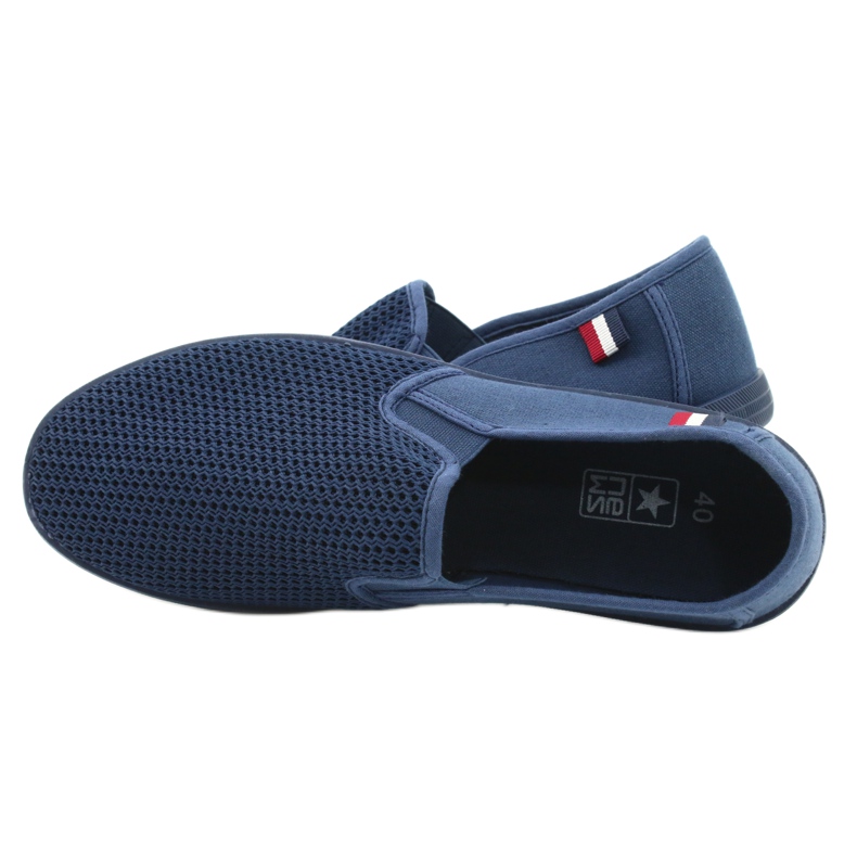 NEWS Tommy Marineblå Sneakers 21MN02-3636 4