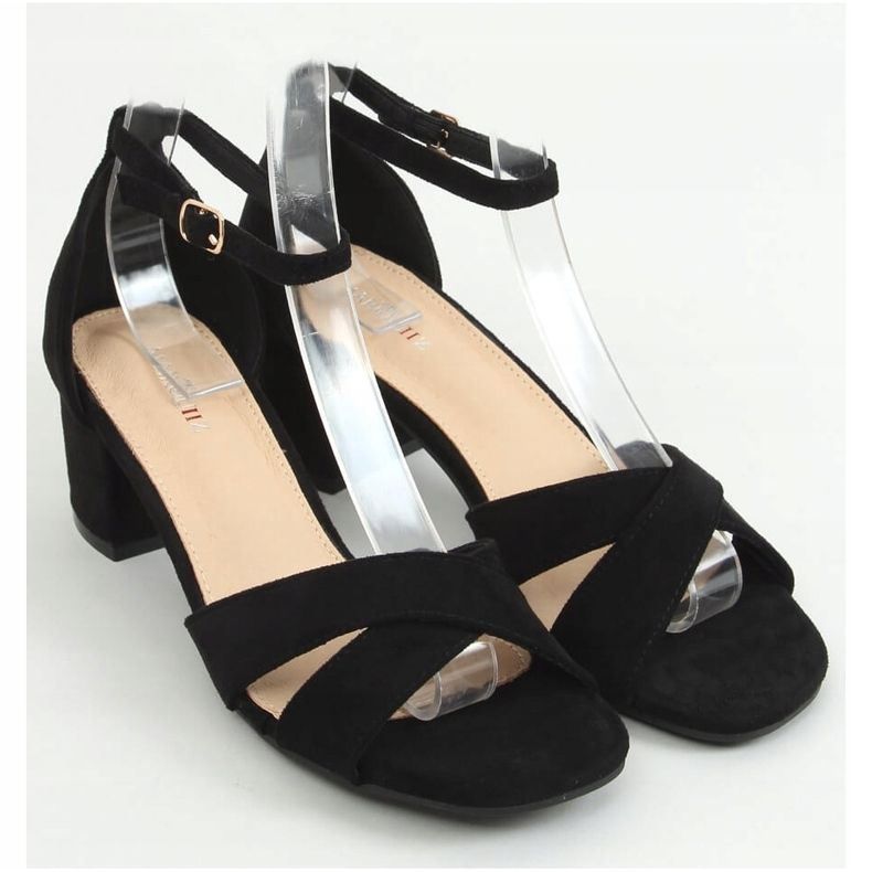 Sorte højhælede sandaler 8832 Sort 1