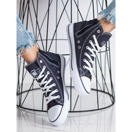 New Age Bindede høje sneakers grå 1