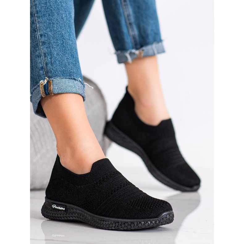 MCKEYLOR sorte Slip-On sneakers 1