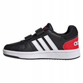 Adidas Hoops 2.0 C Jr FY9442 sko sort 1