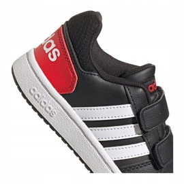 Adidas Hoops 2.0 C Jr FY9442 sko sort 2