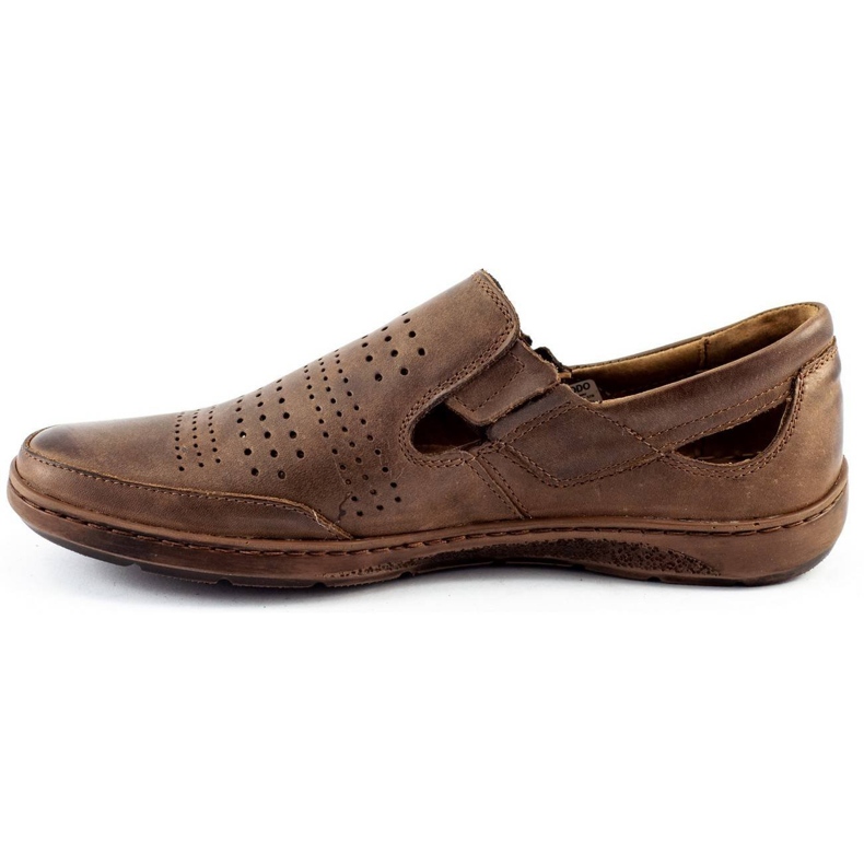 KOMODO Herre openwork sko 863 til sommerbrun 1