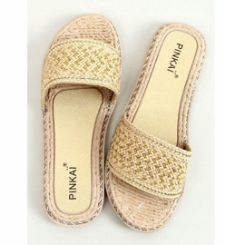 Beige tøfler til kvinder LS002 Beige 1