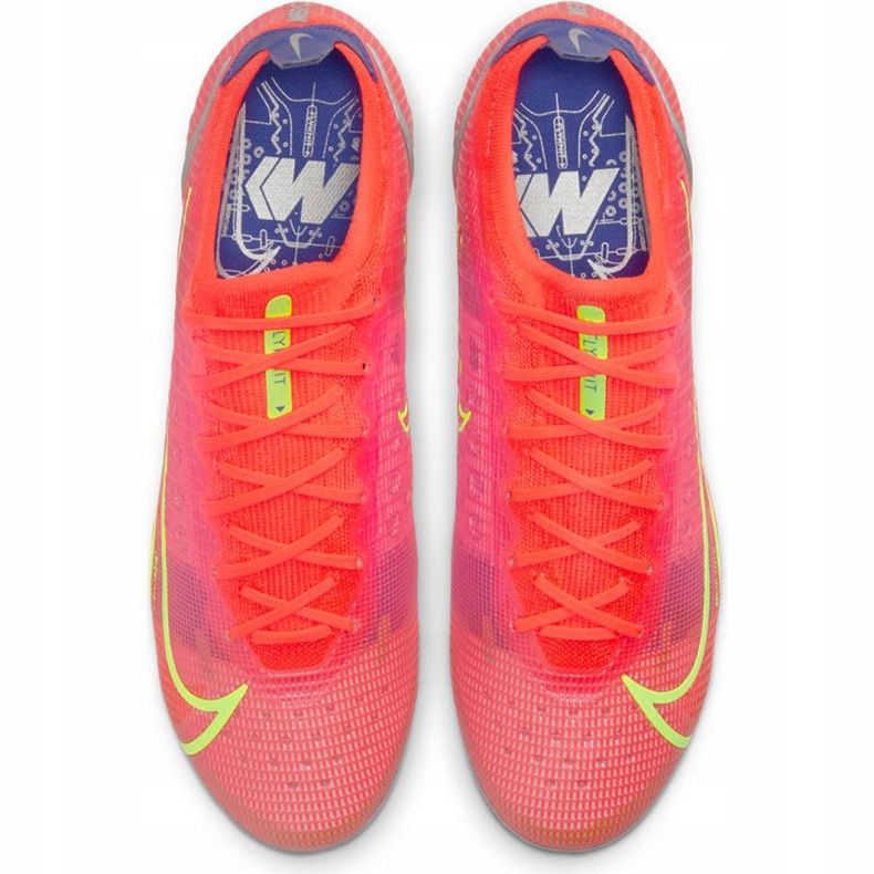 Nike Mercurial Vapor 14 Elite Fg M CQ7635 600 fodboldsko grøn, lyserød lyserød 1