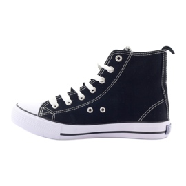 American Club LH02 high-top sneakers sorte hvid 2