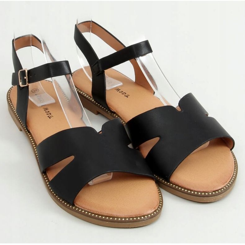 Sorte damesandaler K-20 Sort 1