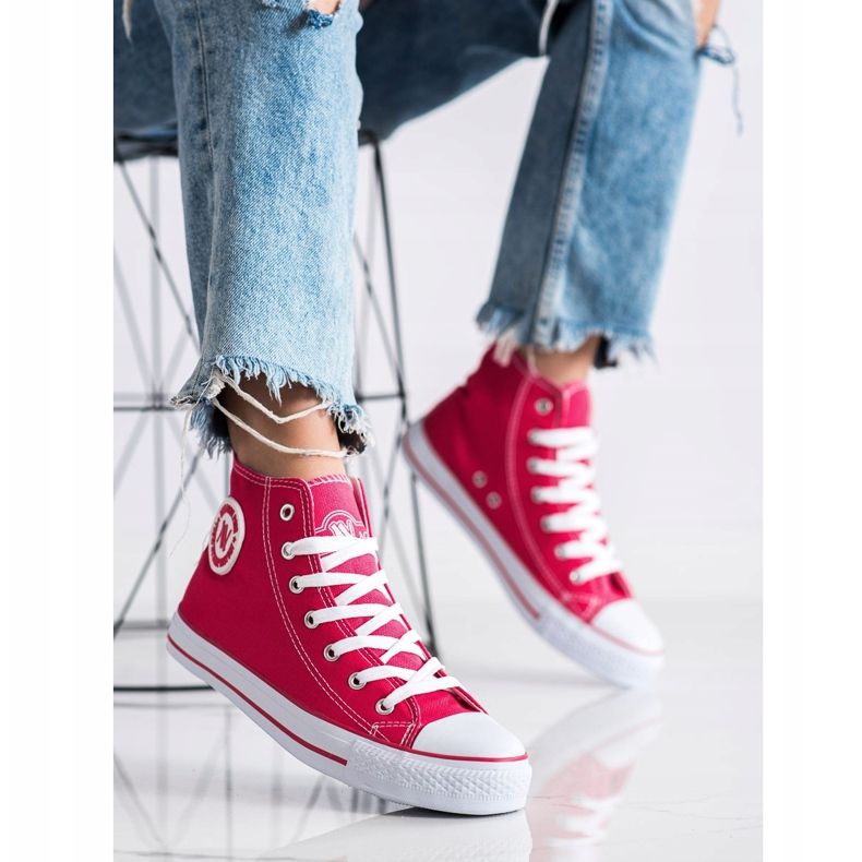 New Age High Sneakers lyserød 1