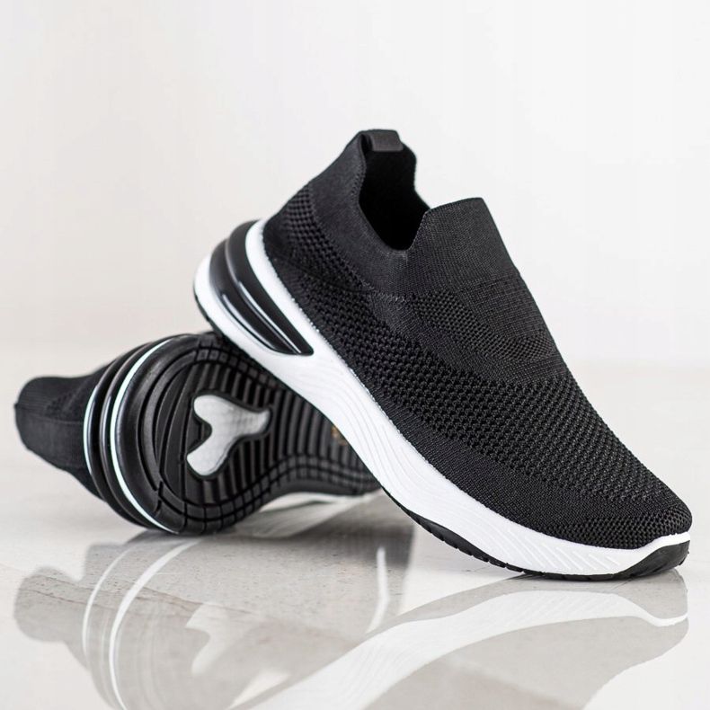 SHELOVET Slip-on sneakers sort 1