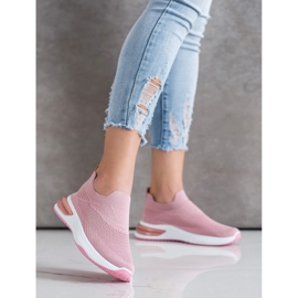 SHELOVET Slip-on sneakers lyserød 3