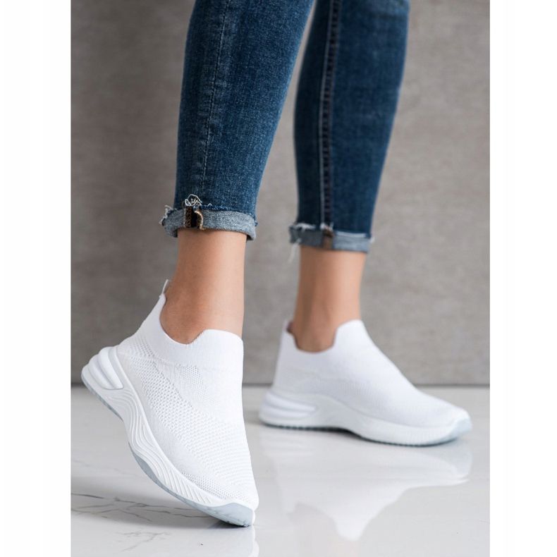 SHELOVET Slip-on sneakers hvid 1