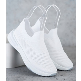 SHELOVET Slip-on sneakers hvid 2