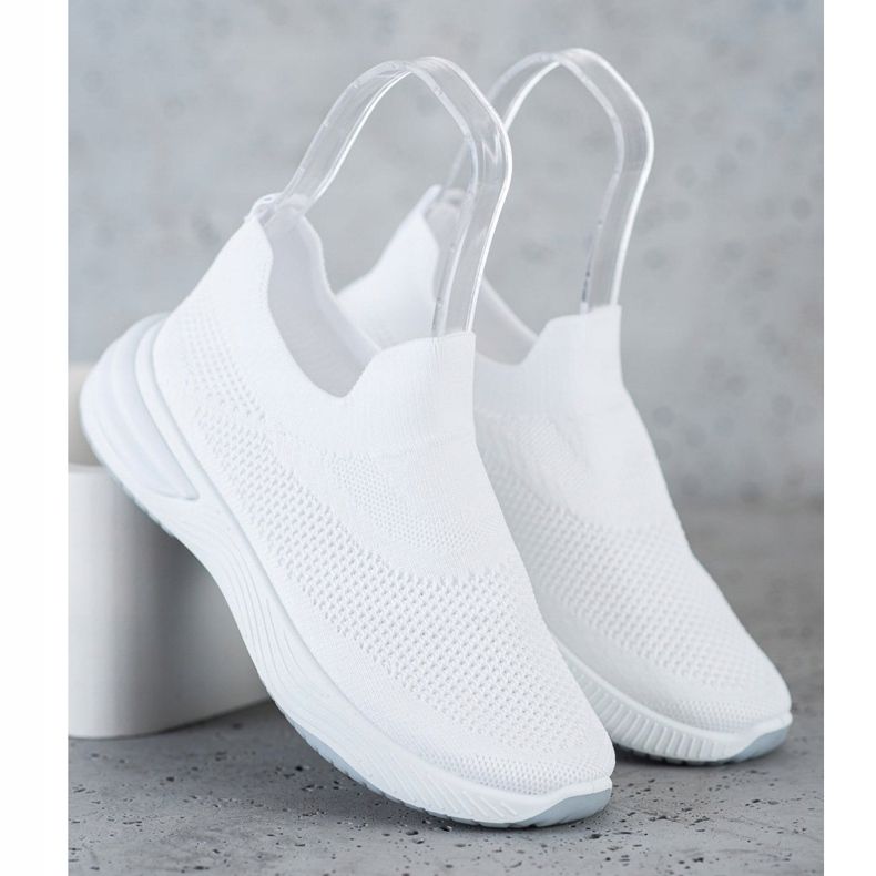 SHELOVET Slip-on sneakers hvid 2