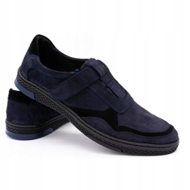 Polbut Casual sko til mænd 2102 marineblå sort marine blå 3