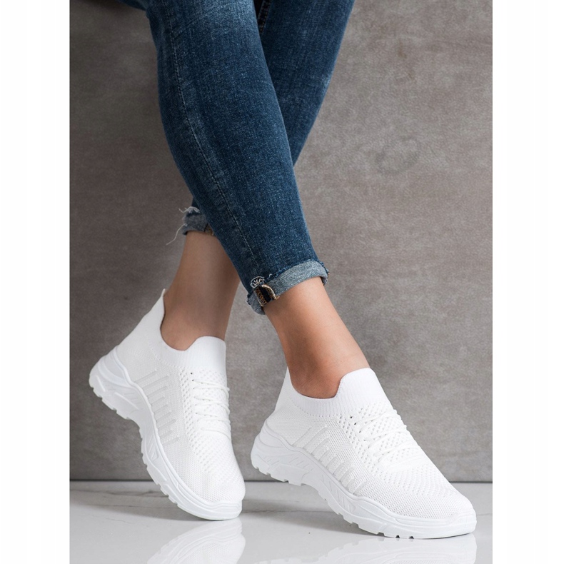 Sweet Shoes Casual Slip On Sneakers hvid 1