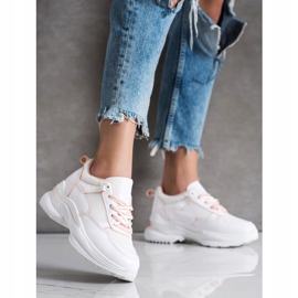 SHELOVET Stilfulde hvide sneakers 1