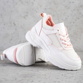 SHELOVET Stilfulde hvide sneakers 2