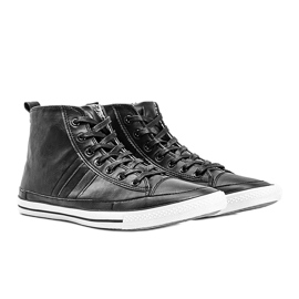 Mænds sorte sneakers Colten 1