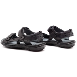 Polbut Sorte sandaler 277 1