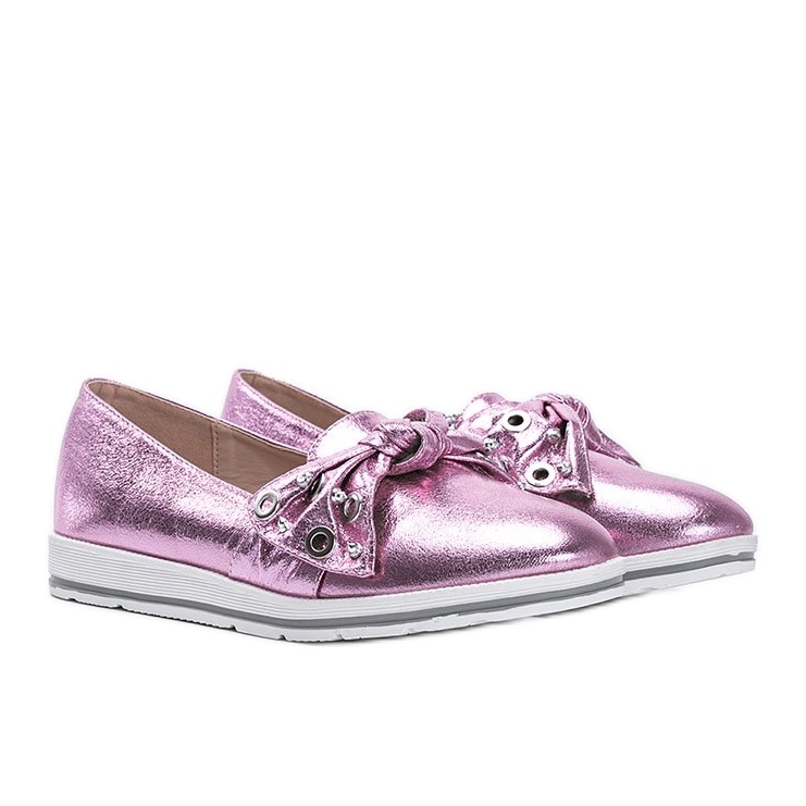 Metallic Pink Loafers Med dig lyserød 1